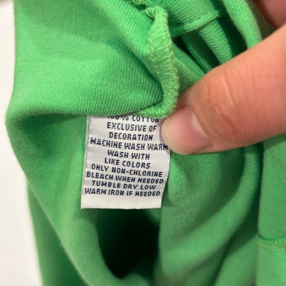 Polo Ralph Lauren Custom Fit Polo Shirt Mens Large L Green Purple Logo - Picture 9 of 9